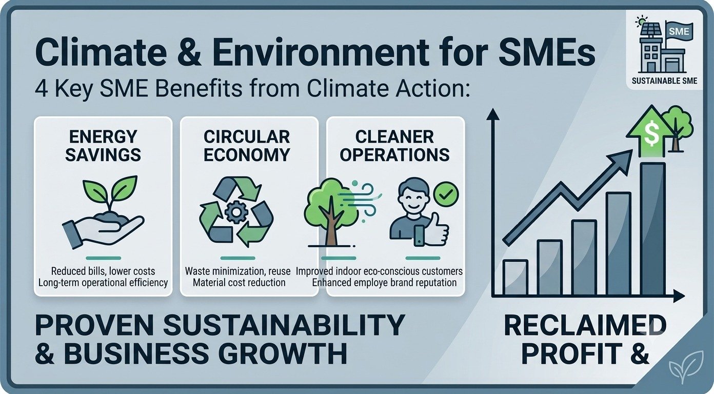 Climate & Environment for SMEs: Reduce Costs with Digital and Green Business
