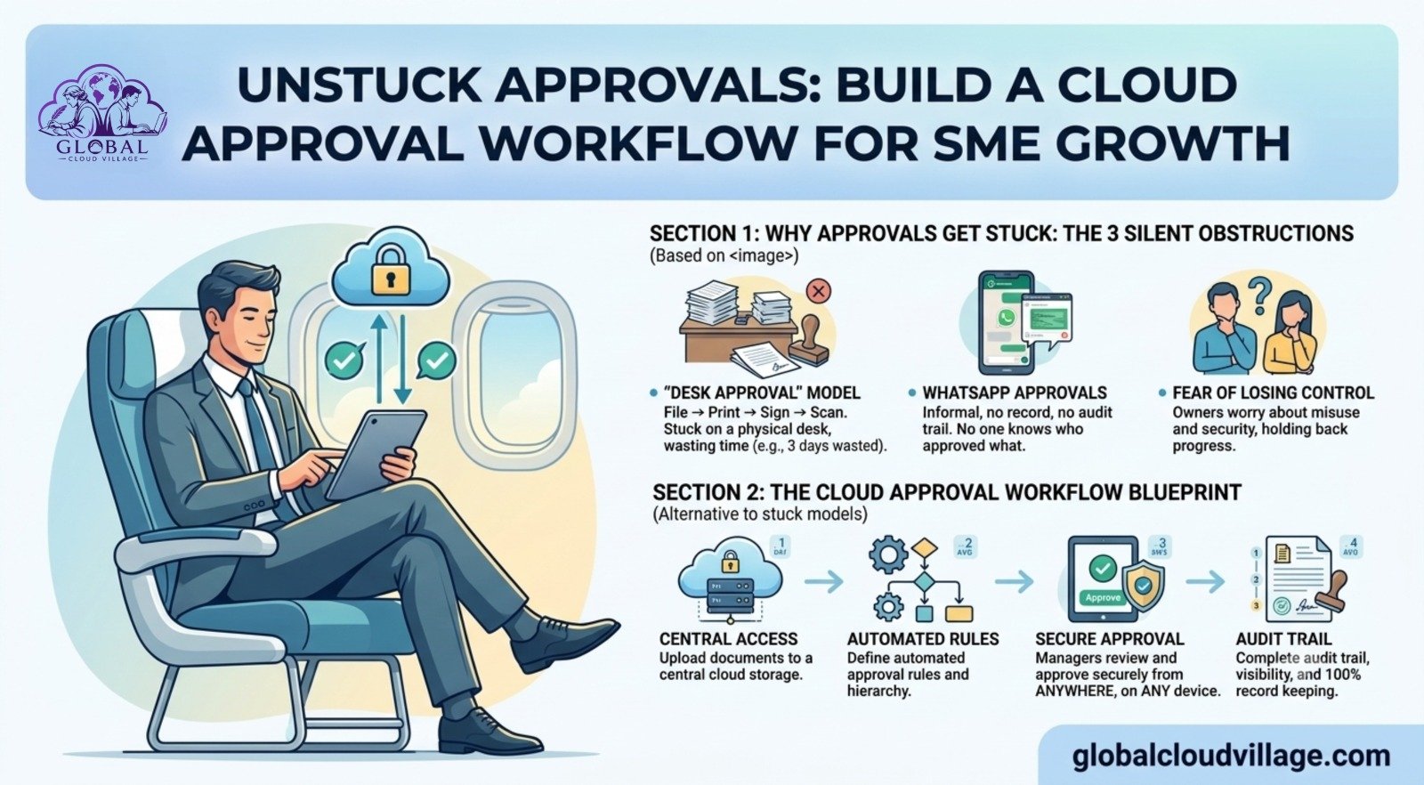 Manager Traveling But Approvals Stuck? Build a Cloud Approval Workflow